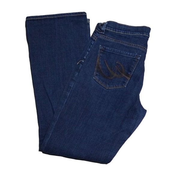 X2 Jeans Curvy Boot Cut Womens Waist 31 Dark Wash Denim - Picture 8 of 13